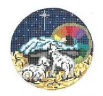 Patti Mann Needlepoint - Manger Scene